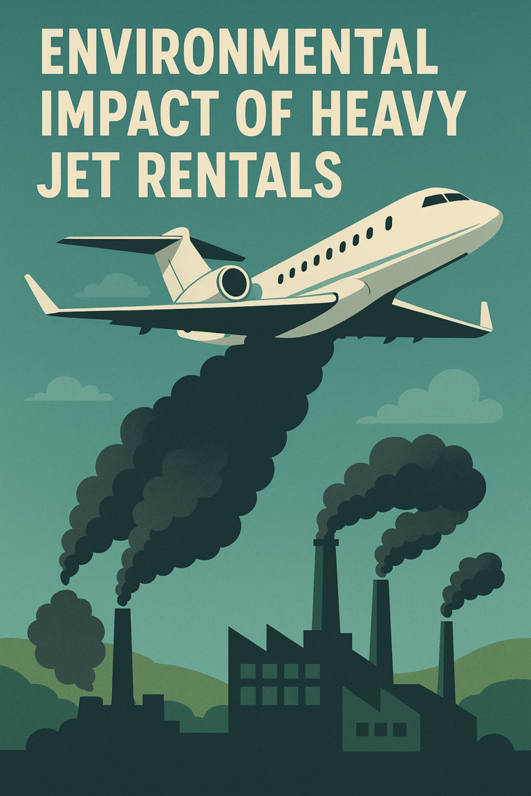 Environmental Impact of Heavy Jet Rentals