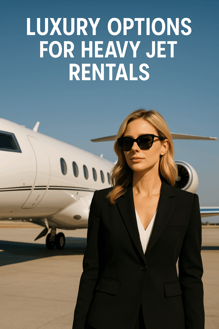 Luxury Options for Heavy Jet Rentals - Private Jet Rental