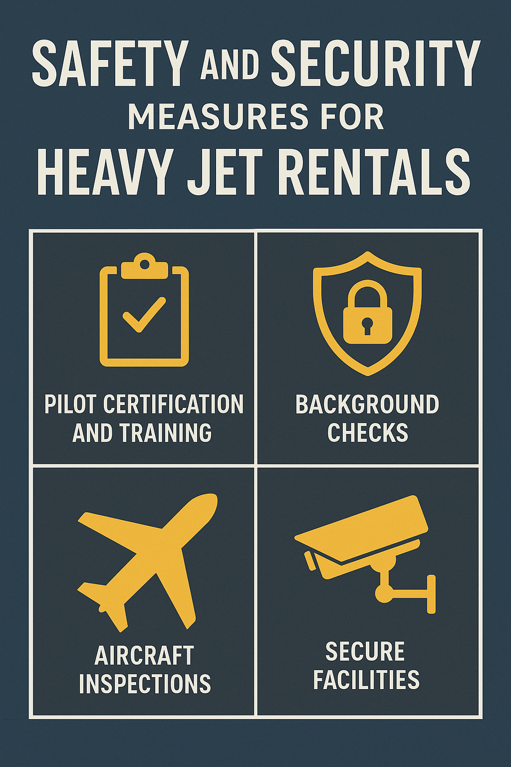 Safety and Security Measures for Heavy Jet Rentals - Private Jet Rental