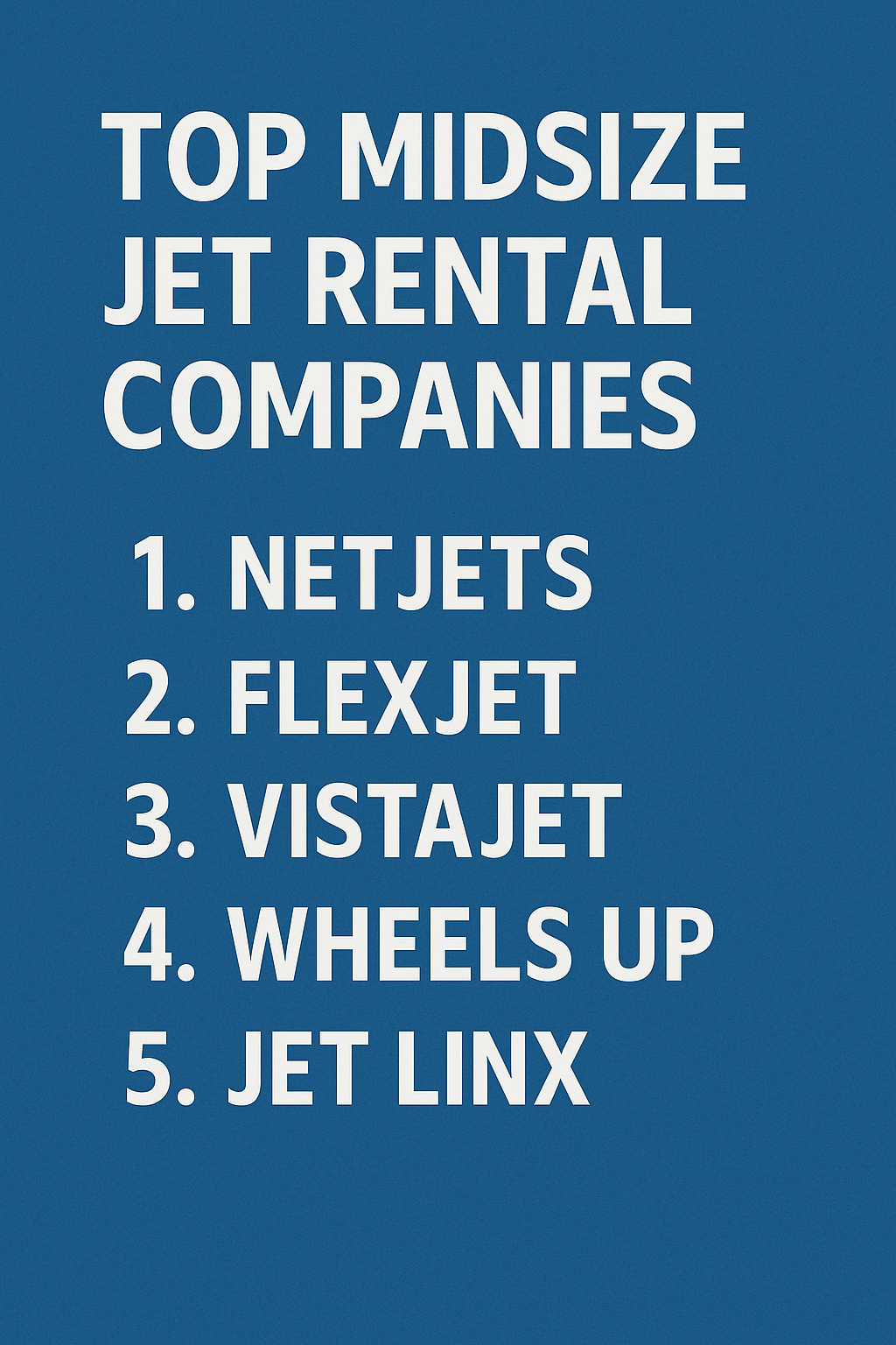 Top Midsize Jet Rental Companies - Private Jet Rental